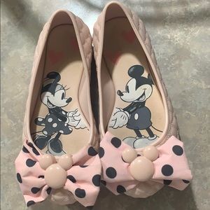 Cute Mickey & Minnie girl flats